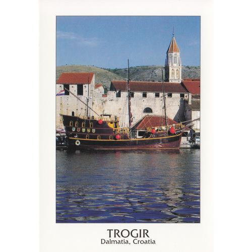 Trogir, " Bâteau Le Long De La Muraille Côté Sud ", Dalmatie, Croat... on Productcaster.