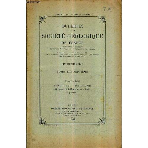 Bulletin De La Societe Geologique De France - 5e Serie - Tome 17 - ... on Productcaster.