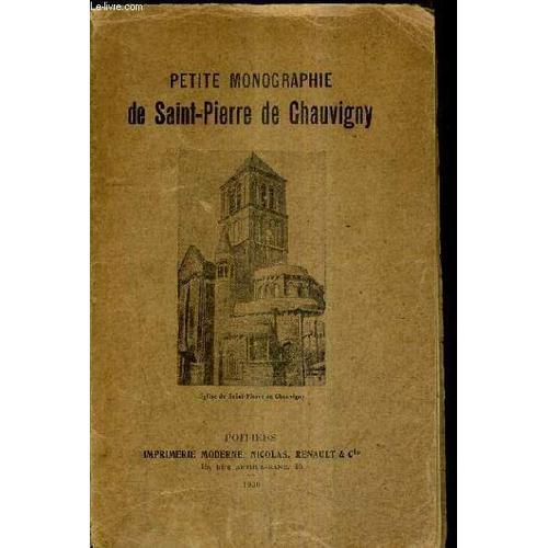 Petite Monographie De Saint Pierre De Chauvigny. on Productcaster.