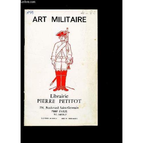 Catalogue N°89 - Art Militaire. on Productcaster.