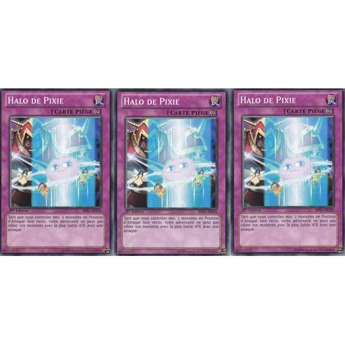 3 Cartes Yu-Gi-Oh - Halo De Pixie - Bp01-Fr103 - 1ère Edition - on Productcaster.