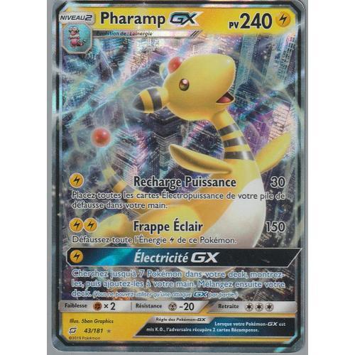 Carte Pokémon - Pharamp Gx - 43/181 - Ultra-Rare - Sl9 Duo De Choc ... on Productcaster.