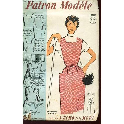 Patron Modele - N°57508 - Tablier - Taille 44 - - Transformable En... on Productcaster.