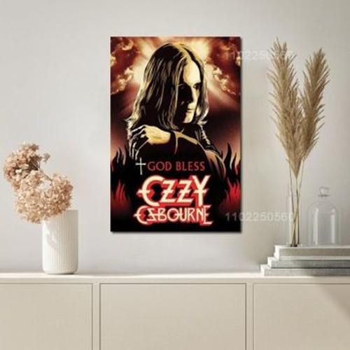 D¿¿cor d¿¿affiche en toile Ozzy Osbourne Band,mpression murale Post... on Productcaster.