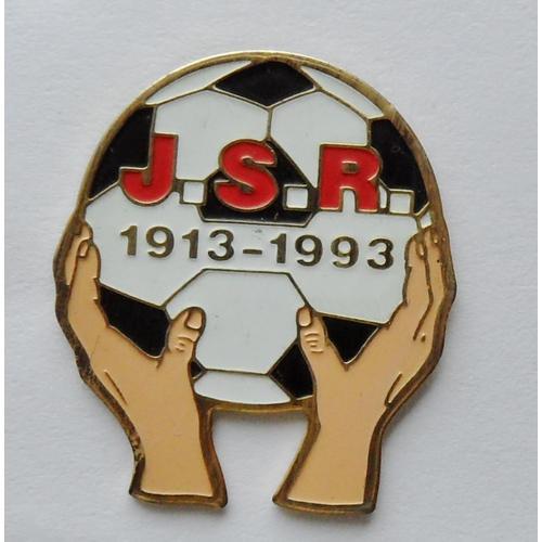 Pin's Football Ballon Jsr 1913 1993 on Productcaster.