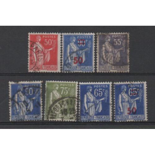 France: Lot De 7 Timbres Type Paix on Productcaster.