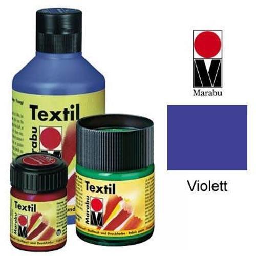 Marabu-Textil : Peinture Pour Tissus Clairs 50ml Pot : Foncé Violet... on Productcaster.