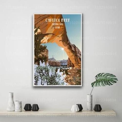 Affiche en toile d¿¿cor du parc national de Capitol Reef,mpression ... on Productcaster.