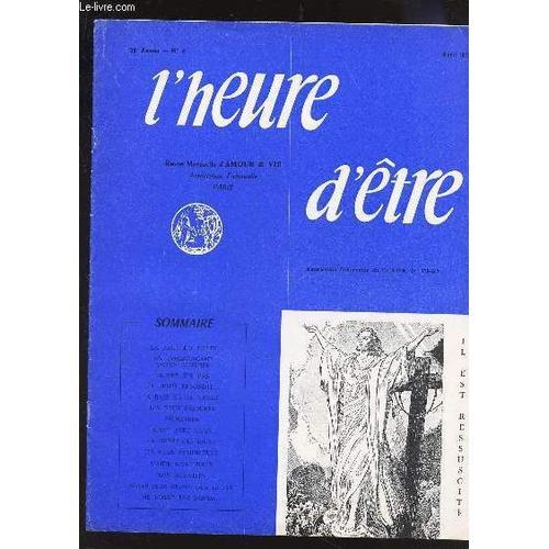 L'heure D'etre - N°4 - 30e Année - Avrl 1970 / La Page Du Poete - E... on Productcaster.