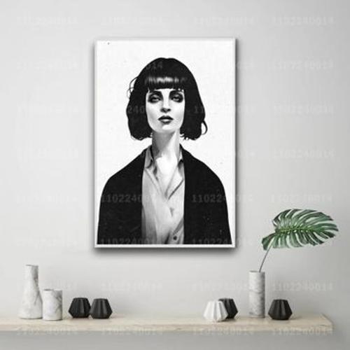 Affiche en toile de personnage d¿¿coratif Mia Wallace,mpression mur... on Productcaster.