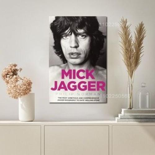 Affiche de d¿¿coration en toile de Mick Jagger Band,mpression mural... on Productcaster.