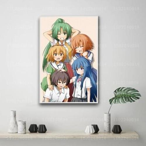 Affiche en toile Higurashi no naku koro ni cartoo,mpression murale ... on Productcaster.