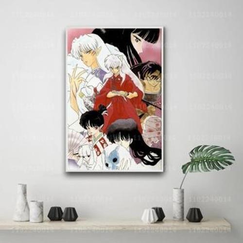 Affiche pla d¿¿corative de dessin anim¿¿ Inuyasha sur toile,mpressi... on Productcaster.