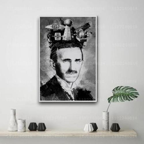 Affiche en toile d¿¿corative Nikola Tesla Inventeur,mpression mural... on Productcaster.