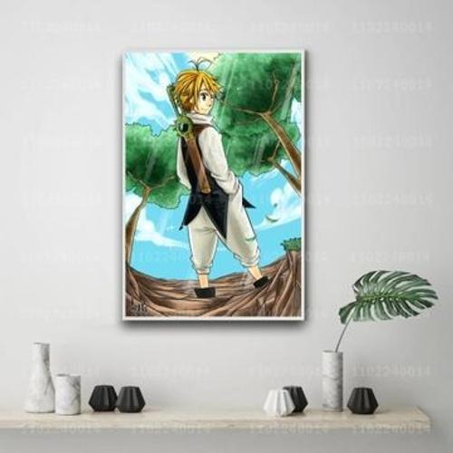 Affiche en toile Anime meliodas, d¿¿coration de dessin anim¿¿,mpres... on Productcaster.