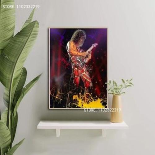 Affiche sur toile Van Halen, affiche murale, Art mural,mpression mu... on Productcaster.