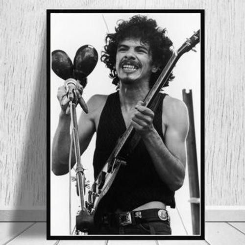 Affiche sur toile Carlos Santana, affiche avec photo,mpression mura... on Productcaster.