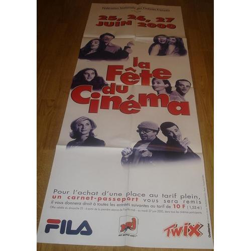 La Fête Du Cinéma / Année 2000 - Affiche Originale De Cinéma - Form... on Productcaster.