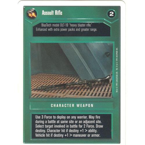 Assault Rifle - Premiere - Stars Wars Ccg on Productcaster.