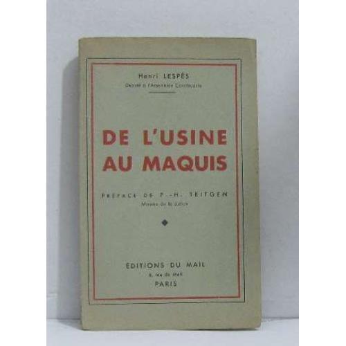 De L'usine Au Maquis on Productcaster.