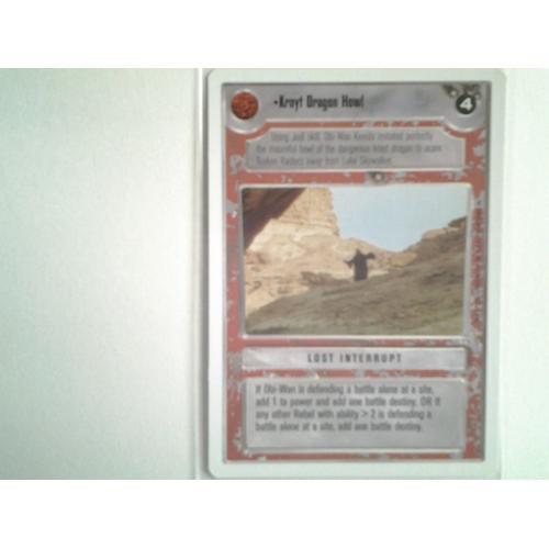 Krayt Dragon Howl - Premiere - Star Wars Ccg on Productcaster.