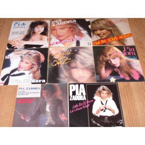 Lot De 8 Disques 45t Sp Pia Zadora on Productcaster.