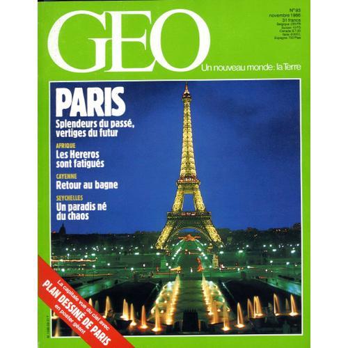 Geo - N° 93 : Paris - Cayenne - Inra - Hereros - La Mancha - Araign... on Productcaster.