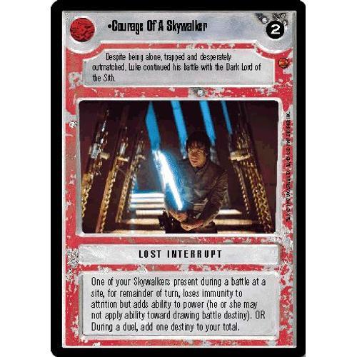 Courage Of A Skywalker - Cloud City - Star Wars Ccg on Productcaster.