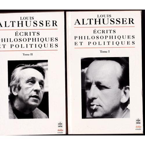 Louis Althuser Écrits Philospohiques Et Politiques Tome 1 Et Tome 2... on Productcaster.