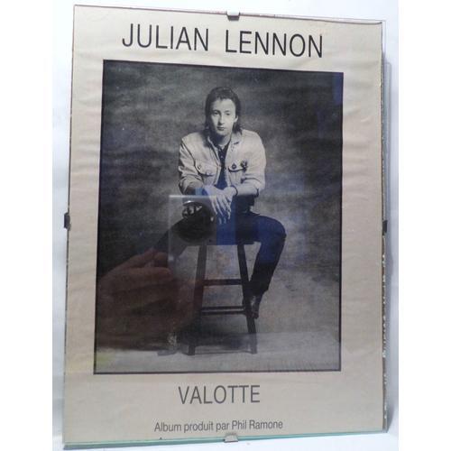 Cadre Affichette Promotion Album Valotte - Julian Lennon - 1984 on Productcaster.