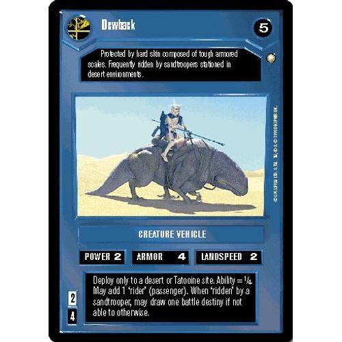 Dewback - Special Edition - Star Wars Ccg on Productcaster.