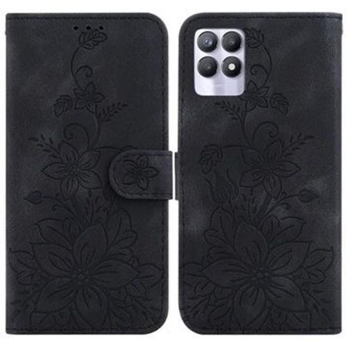 Coque En Cuir Aimant Pour Realme 8i on Productcaster.