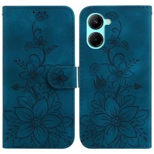 Coque En Cuir Aimant Pour Realme C33 on Productcaster.