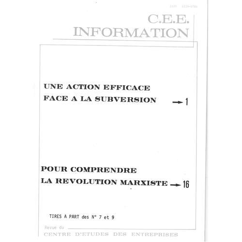 Action Face À La Subversion 79 on Productcaster.