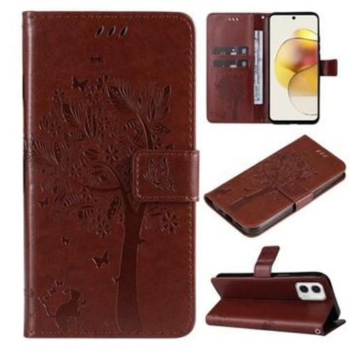 Etui En Cuir Pour Motorola Moto G73 on Productcaster.