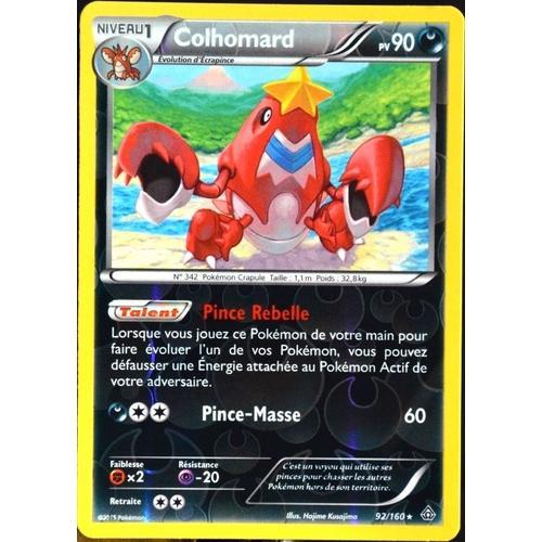 Carte Pokémon 92/160 Colhomard 90 Pv Reverse Série Xy05 - Primo Cho... on Productcaster.