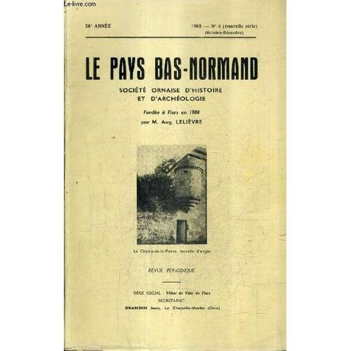 Le Pays Bas Normand N°4 Nouvelle Serie 58e Annee 1965 - La Vie Et ... on Productcaster.