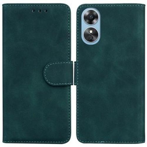 Coque En Cuir Aimant Pour Oppo A17 on Productcaster.