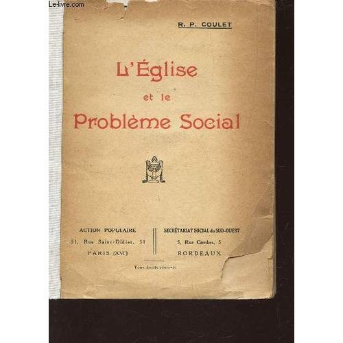 L'eglise Et Le Probleme Social on Productcaster.