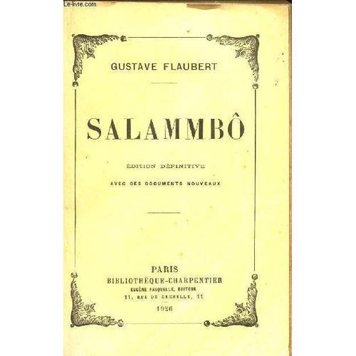 Salammbo / Edition Definitive. on Productcaster.