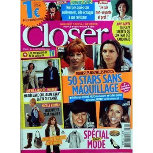 Closer N° 64 Du 04/09/2006 - Histoires Vecues - Natascha - Huit... on Productcaster.