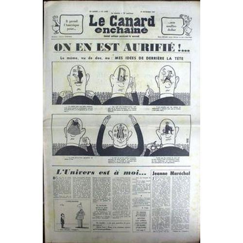 Canard Enchaine (Le) N° 2458 Du 29/11/1967 - L'amerique - De Gaule ... on Productcaster.