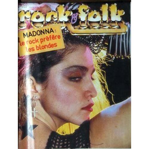 Rock And Folk N° 222 Du 01/09/1985 - Madonna. on Productcaster.