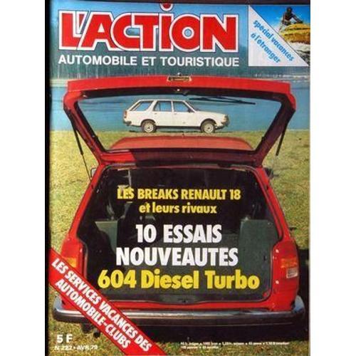 Action Automobile Et Touristique (L') N° 222 Du 01/04/1979 - Les Br... on Productcaster.