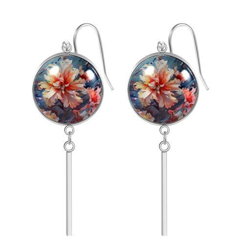 Boucle D'oreille Tendance Pour Femme, Collection Fleurs 235 on Productcaster.