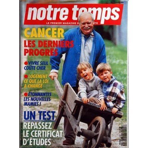 Notre Temps Magazine N° 285 Du 01/09/1993 - Cancer / Les Derniers P... on Productcaster.