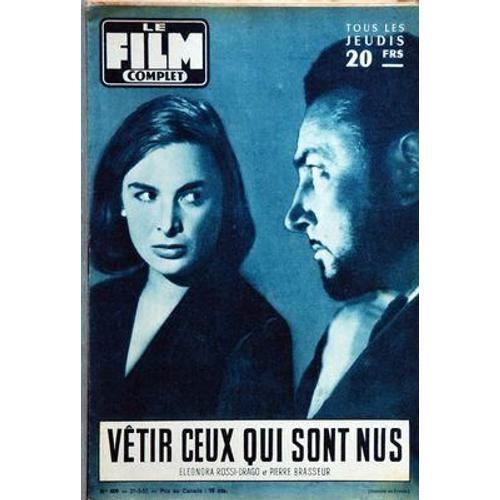 Film Complet (Le) N° 609 Du 21/03/1957 - Vetir Ceux Qui Sont Nus Av... on Productcaster.