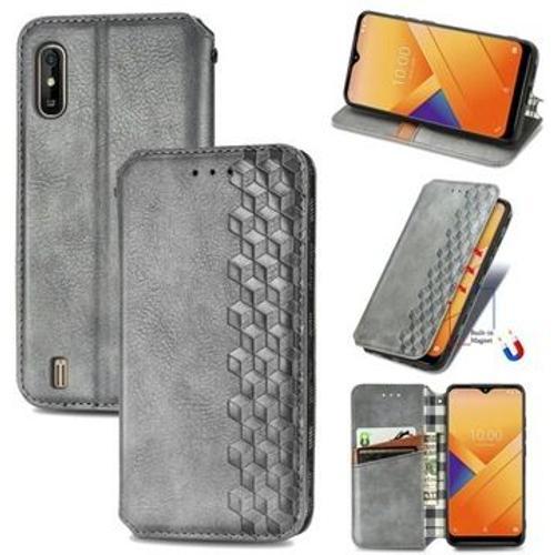 Coque Couverture Cuir Aimant Pour Wiko Y81 on Productcaster.