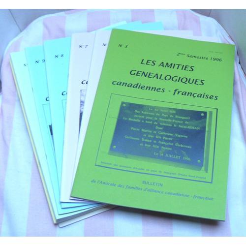 Bulletin Des Amitiés Généalogiques Canadiennes Françaises 1er Semes... on Productcaster.