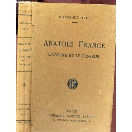 Anatole France , L'artiste Et Le Penseur on Productcaster.